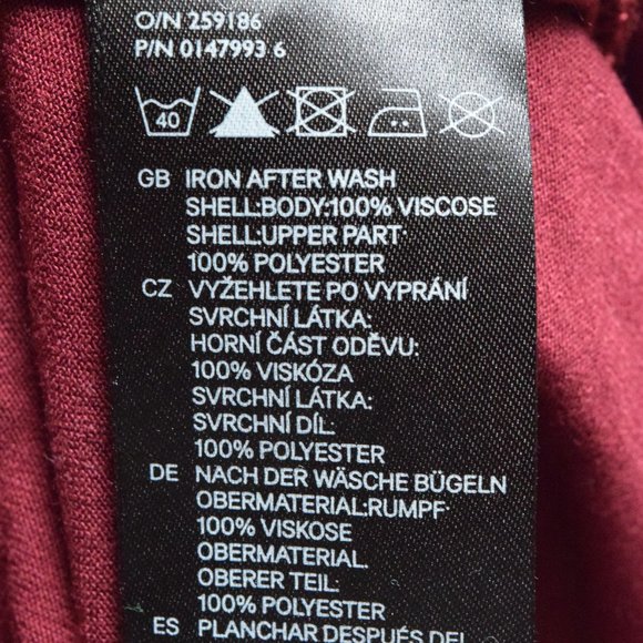 2 for $12:  H&M Sleeveless Maroon Tank in Women’s XS or S - Picture 8 of 8